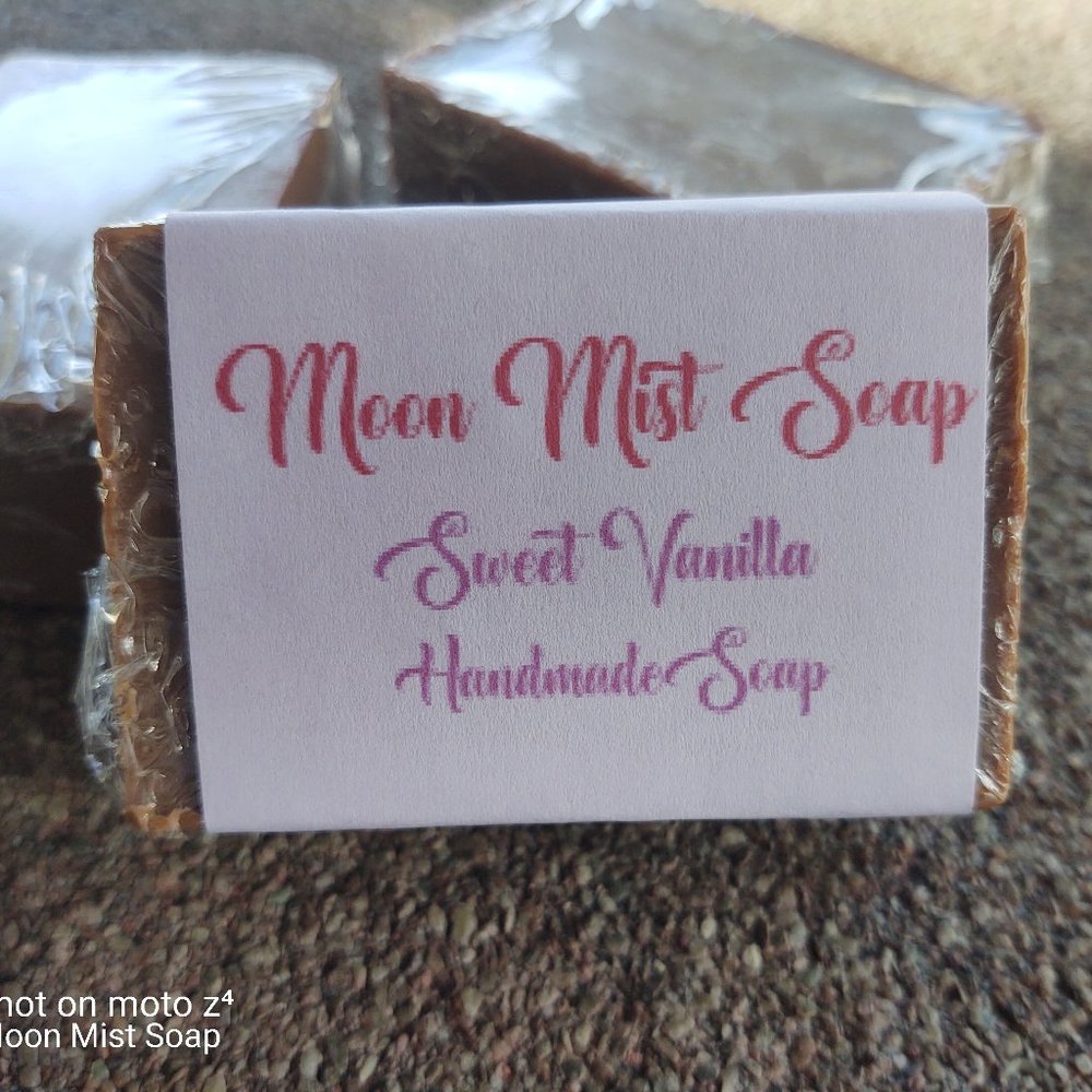 Sweet Vanilla - Homemade Handmade Soap 5 Ounce Bars